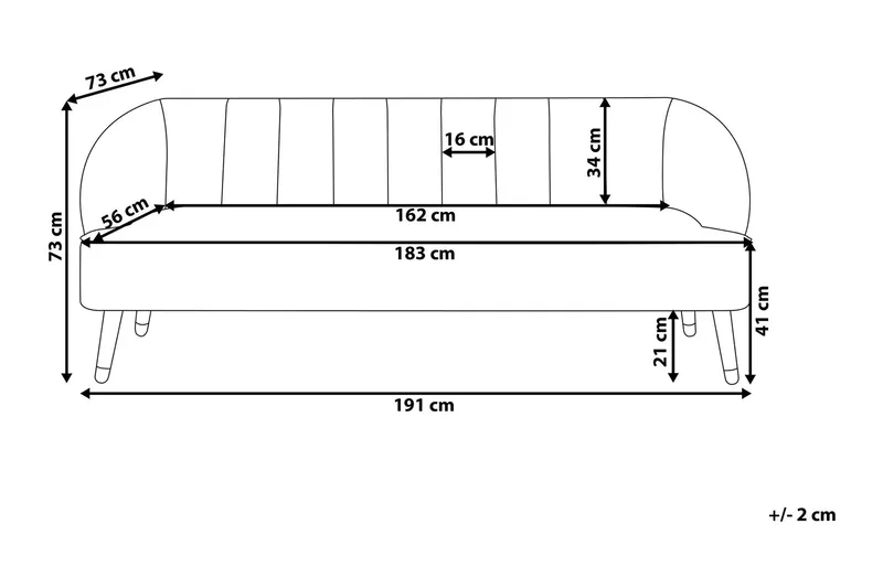 Alsvag Sofa 2-4 seter - Grønn - Møbler - Sofaer - Sofa 3 seter