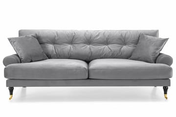 Andrew 3-seters Sofa - Brun - Møbler - Sofaer - Fløyel sofaer