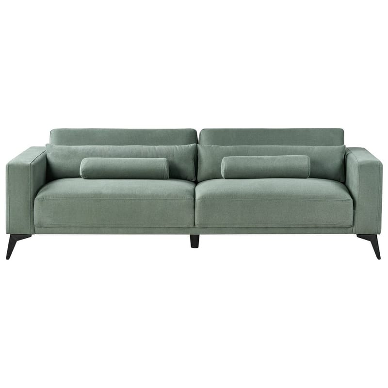 3-seters sofa Ange - Grønn, Svart/Polyester - Møbler - Sofaer - Sofa 3 seter
