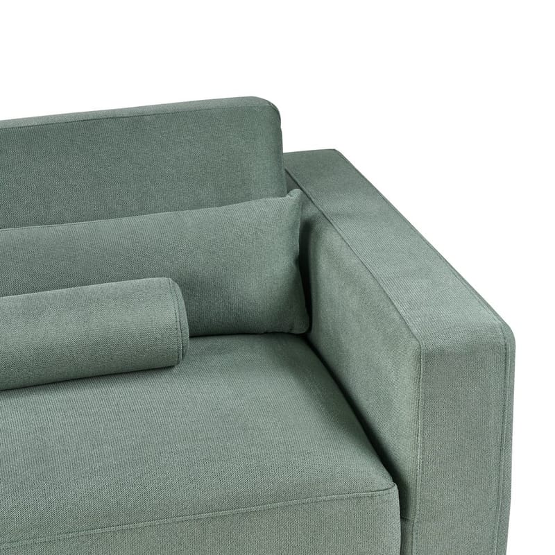 3-seters sofa Ange - Grønn, Svart/Polyester - Møbler - Sofaer - Sofa 3 seter