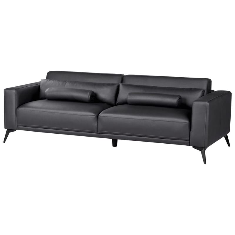 3-seters sofa Ange - Svart/Kunstlær - Møbler - Sofaer - Sofa 3 seter