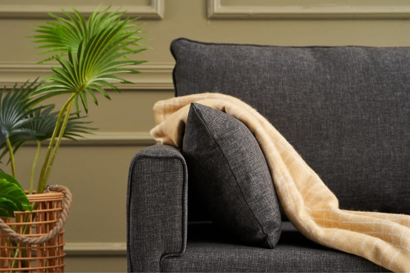 Antigua 3-seters Sofa - Anstrasitt/Natur - Møbler - Sofaer - Sofa 3 seter