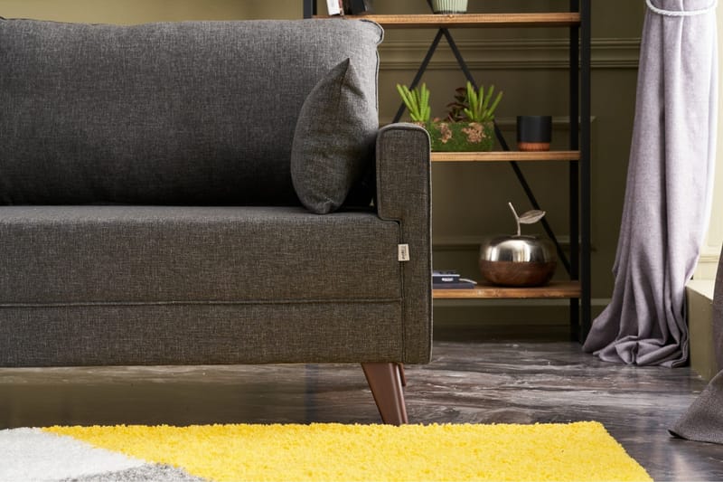 Antigua 3-seters Sofa - Anstrasitt/Natur - Møbler - Sofaer - Sofa 3 seter