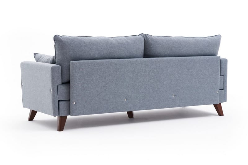 Antigua 3-seters Sofa - Blå/Brun - Sofa 3 seter