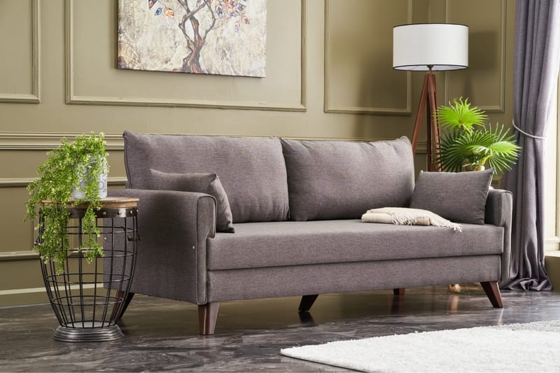 Antigua 3-seters Sofa - Brun - Sofa 3 seter