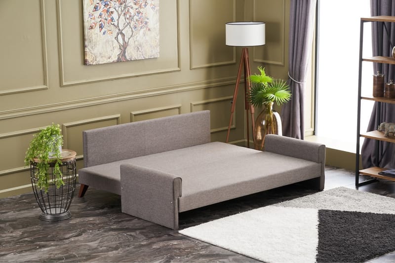 Antigua 3-seters Sofa - Brun - Sofa 3 seter