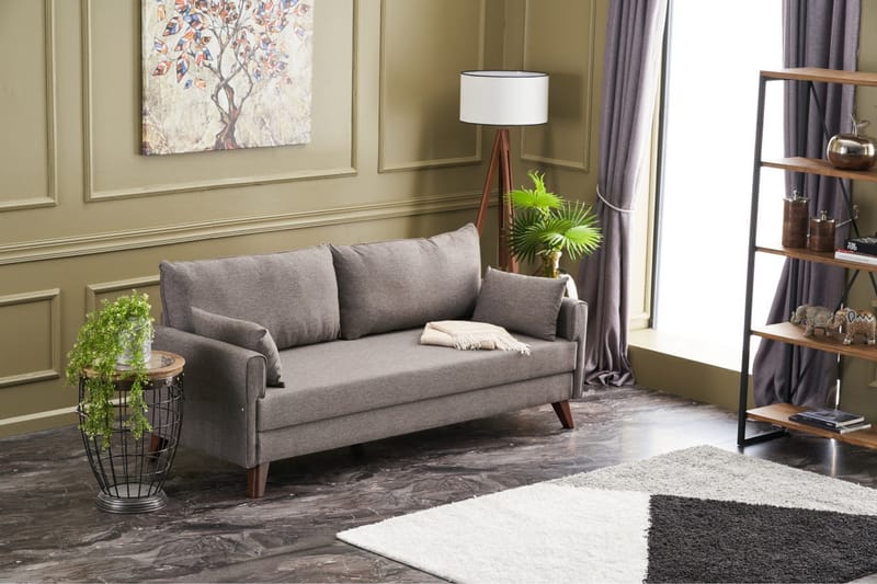 Antigua 3-seters Sofa - Brun - Sofa 3 seter