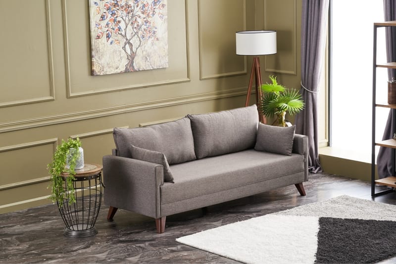 Antigua 3-seters Sofa - Brun/Natur - Møbler - Sofaer - Sofa 3 seter