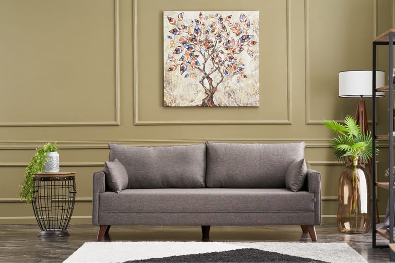 Antigua 3-seters Sofa - Brun/Natur - Møbler - Sofaer - Sofa 3 seter