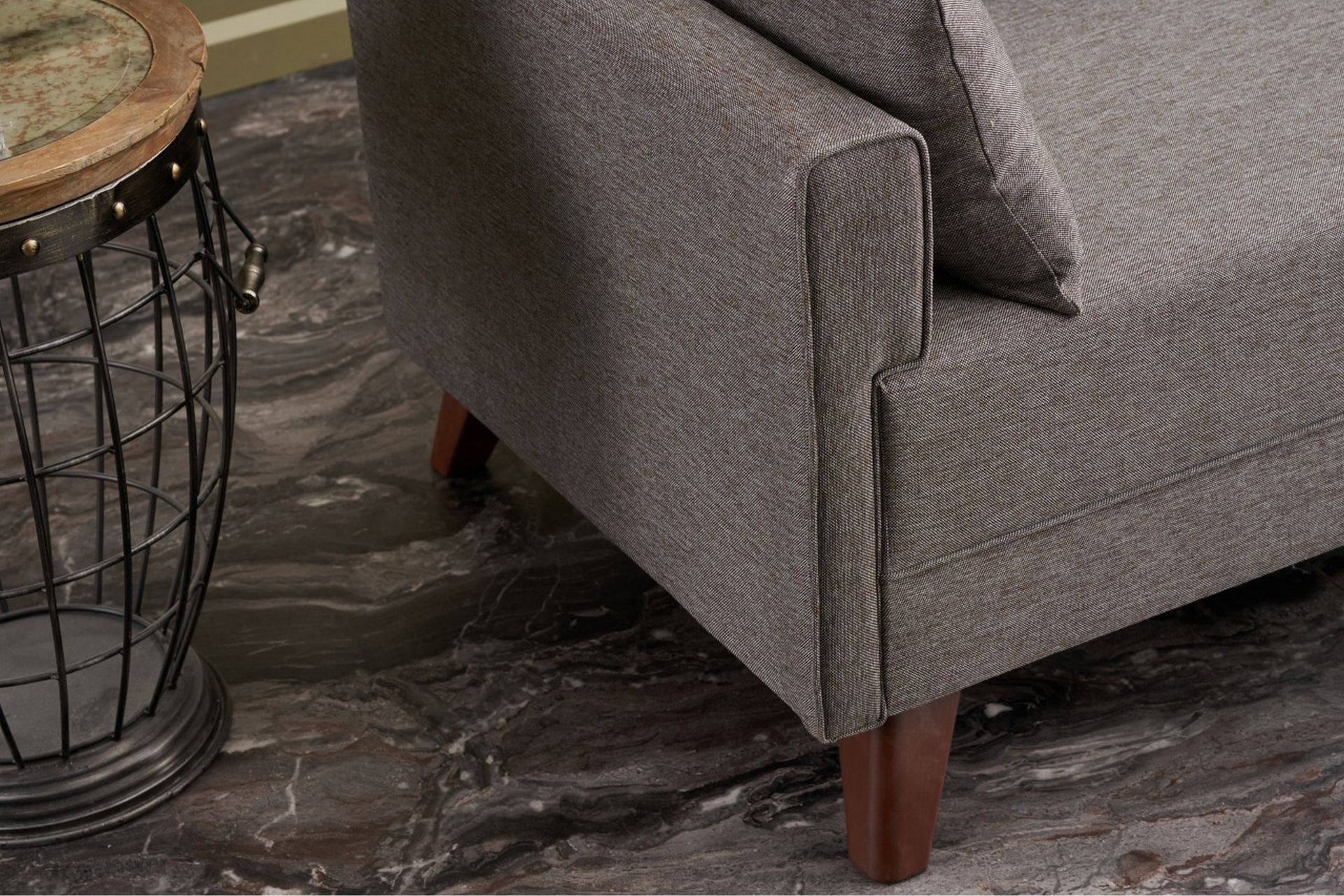 Antigua 3-seters Sofa - Brun/Natur - Møbler - Sofaer - Sofa 3 seter