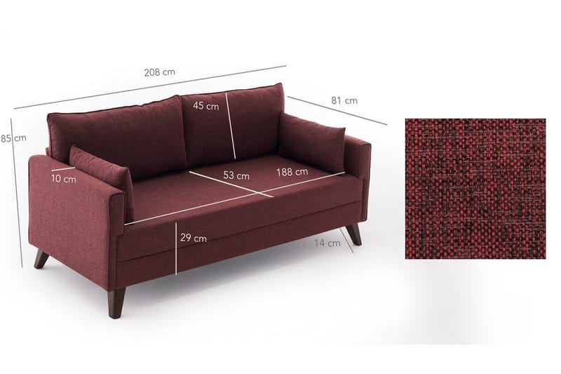 Antigua Sofa 3-seter - Møbler - Sofaer - Sofa 3 seter