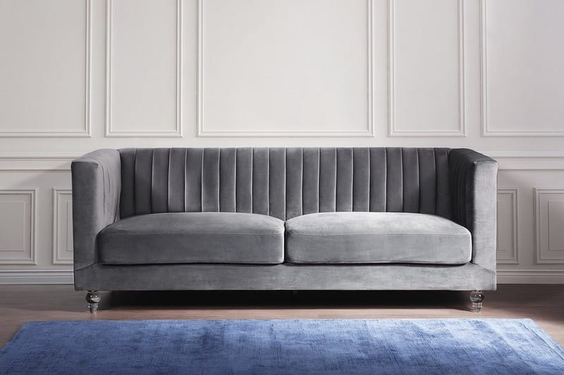 Arvika Sofa 2-4 Seter - Grå - Møbler - Sofaer - Sofa 3 seter