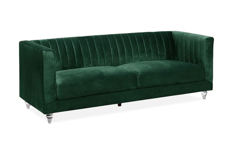 Arvika Sofa 2-4 Seter - Grønn - Sofa 3 seter