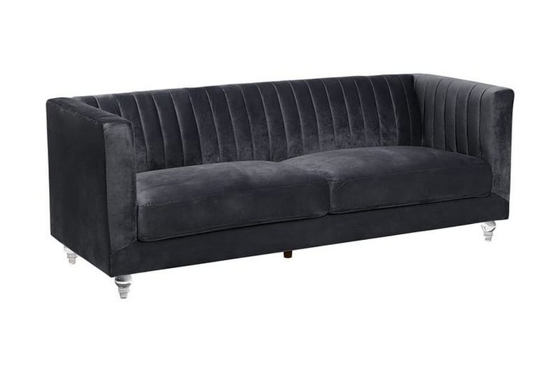 Arvika Sofa 2-4 Seter - Svart - Sofa 3 seter