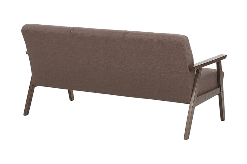 Asnes 3-seters Sofa - Brun - Møbler - Sofaer - Sofa 3 seter