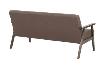 Asnes 3-seters Sofa - Brun - Møbler - Sofaer - Sofa 3 seter