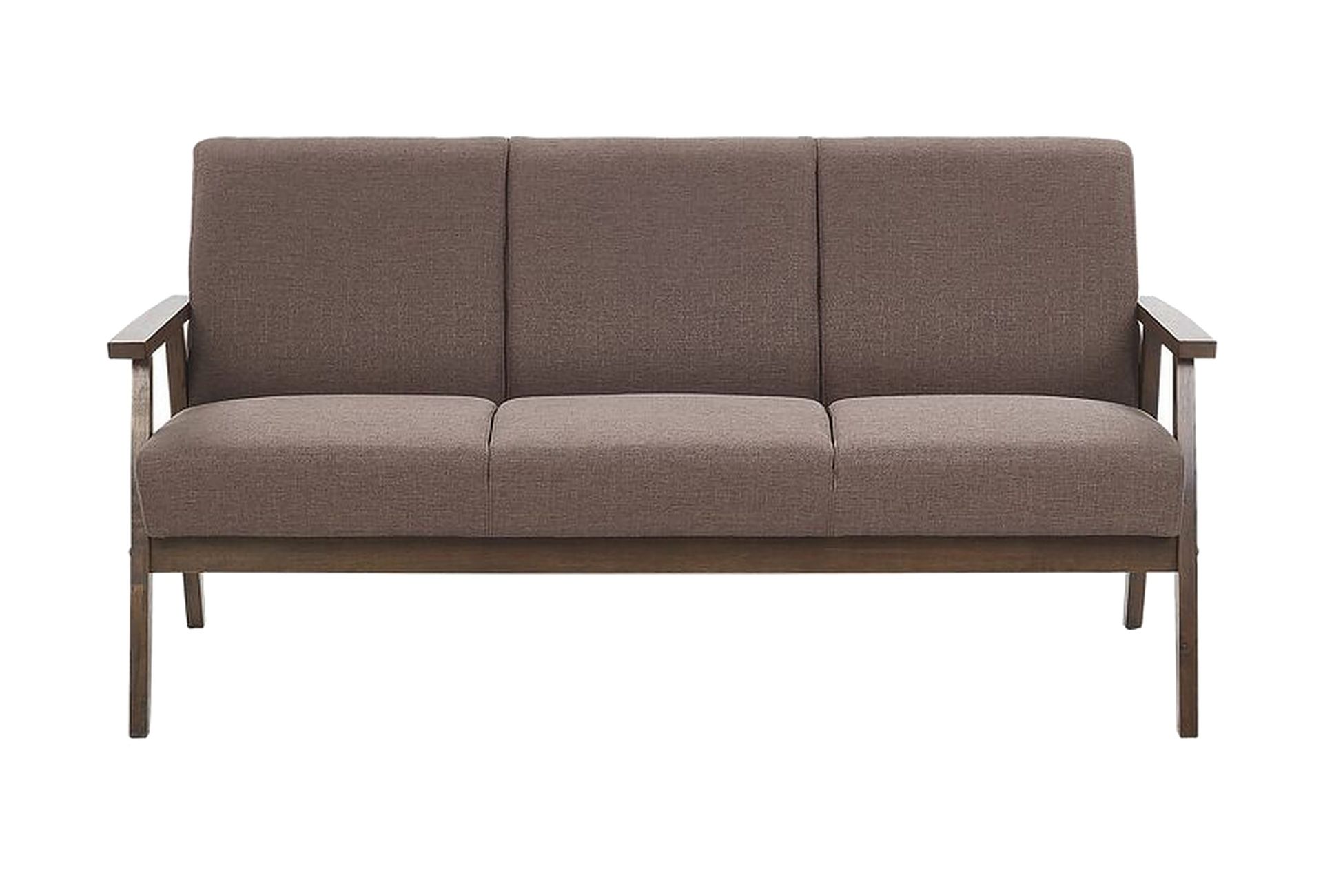 Asnes 3-seters Sofa - Brun
