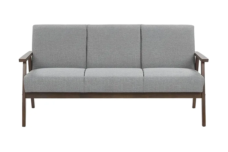 Asnes 3-seters Sofa, Grå