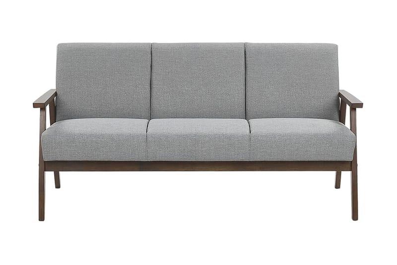 Asnes 3-seters Sofa - Grå - Møbler - Sofaer - Sofa 3 seter