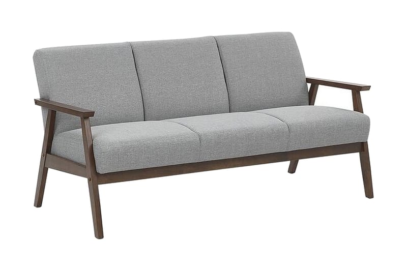 Asnes 3-seters Sofa - Grå - Møbler - Sofaer - Sofa 3 seter