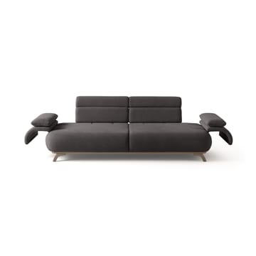 3-seters sofa Atelier Del Sofa Bonjo Silver (246 x 81 x 97 cm) Antrasitt - Antrasitt - Møbler - Sofaer - Sofa 3 seter