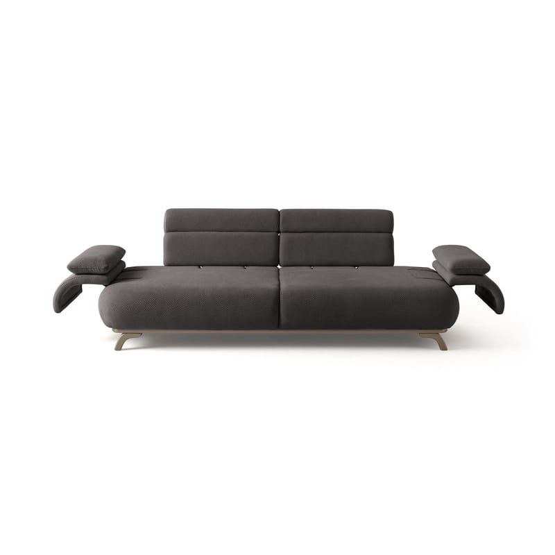 3-seters sofa Atelier Del Sofa Bonjo Silver (246 x 81 x 97 cm) Antrasitt - Antrasitt - Møbler - Sofaer - Sofa 3 seter