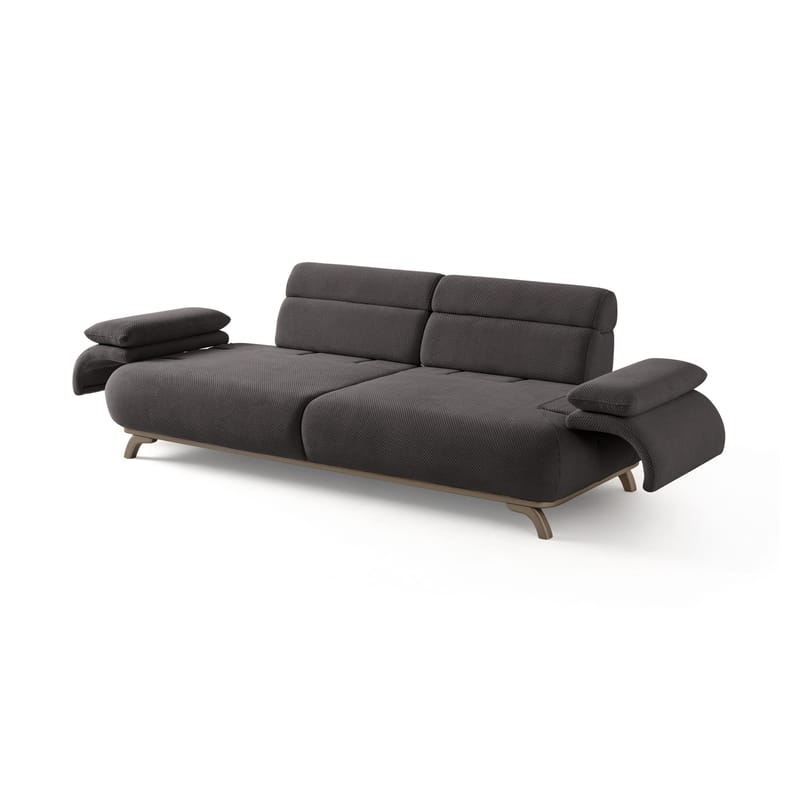 3-seters sofa Atelier Del Sofa Bonjo Silver (246 x 81 x 97 cm) Antrasitt - Antrasitt - Møbler - Sofaer - Sofa 3 seter