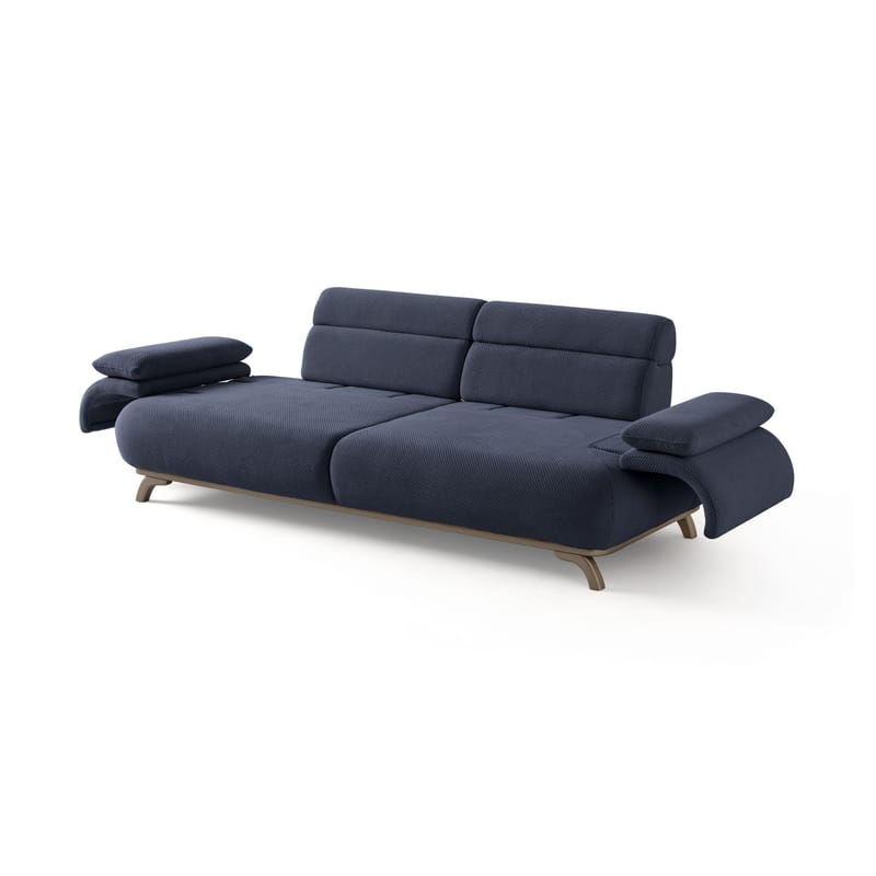 3-seters sofa Atelier Del Sofa Bonjo Silver (246 x 81 x 97 cm) Navy Blue - Marineblå - Møbler - Sofaer - Sofa 3 seter