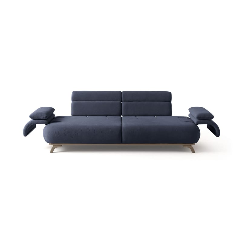 3-seters sofa Atelier Del Sofa Bonjo Silver (246 x 81 x 97 cm) Navy Blue - Marineblå - Møbler - Sofaer - Sofa 3 seter