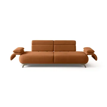 3-seters sofa Atelier Del Sofa Bonjo Silver (246 x 81 x 97 cm) Tile Red - Teglsteinrød - Møbler - Sofaer - Sofa 3 seter