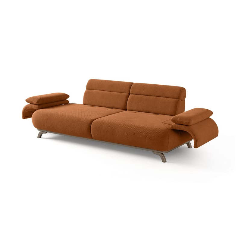 3-seters sofa Atelier Del Sofa Bonjo Silver (246 x 81 x 97 cm) Tile Red - Teglsteinrød - Møbler - Sofaer - Sofa 3 seter