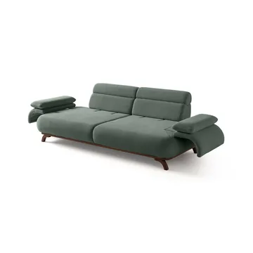 3-seters sofa Atelier Del Sofa Bonjo Walnut (246 x 81 x 97 cm) Grønn - Grønn - Møbler - Sofaer - Sofa 3 seter