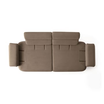 3-seters sofa Atelier Del Sofa Bonjo Walnut (246 x 81 x 97 cm) Jord - Jord - Møbler - Sofaer - Sofa 3 seter