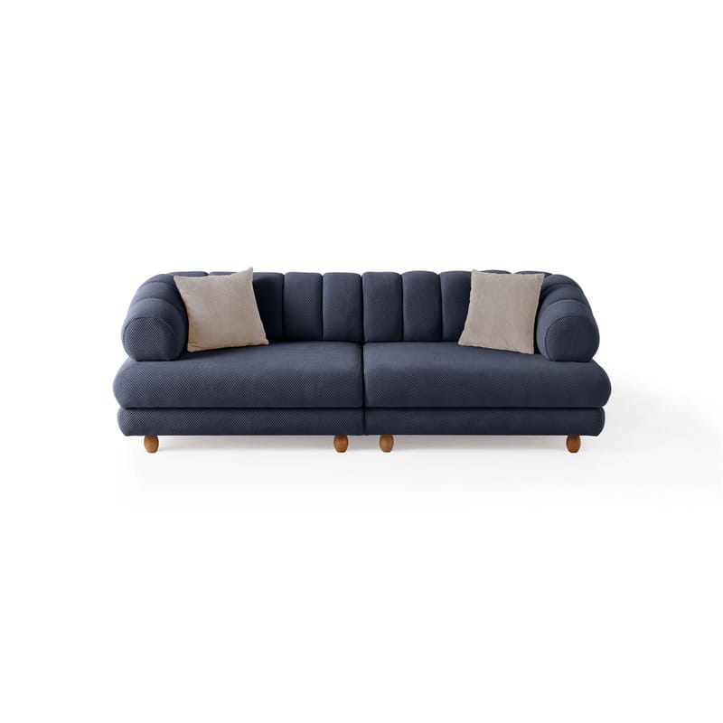 3-seters sofa Atelier Del Sofa Gloria (240 x 80 x 95 cm) Navy Blue - Navy Blue - Møbler - Sofaer - Sofa 3 seter