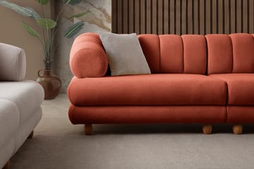 3-seters sofa Atelier Del Sofa Gloria (240 x 80 x 95 cm) Tile Red - Tile Red - Møbler - Sofaer - Sofa 3 seter