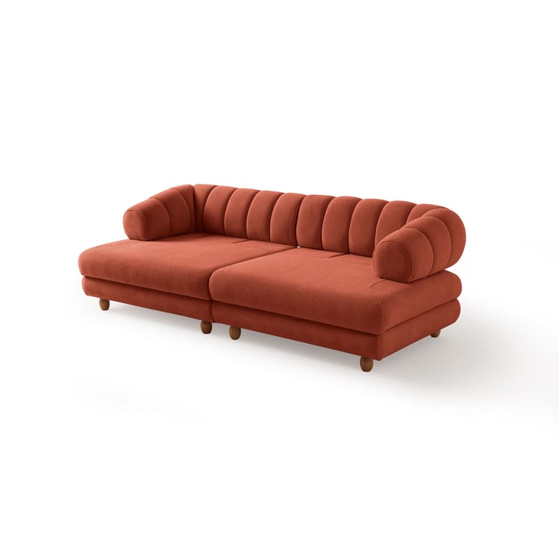 3-seters sofa Atelier Del Sofa Gloria (240 x 80 x 95 cm) Tile Red - Tile Red - Møbler - Sofaer - Sofa 3 seter