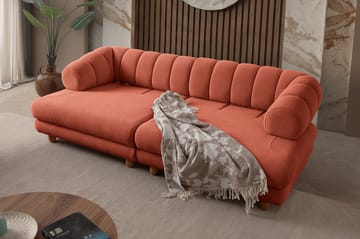 3-seters sofa Atelier Del Sofa Gloria (240 x 80 x 95 cm) Tile Red - Tile Red - Møbler - Sofaer - Sofa 3 seter