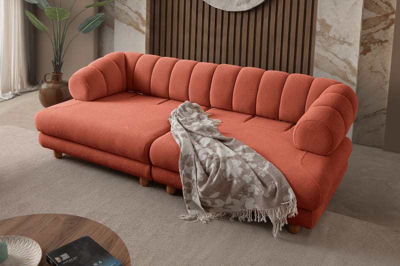 3-seters sofa Atelier Del Sofa Gloria (240 x 80 x 95 cm) Tile Red - Tile Red - Møbler - Sofaer - Sofa 3 seter