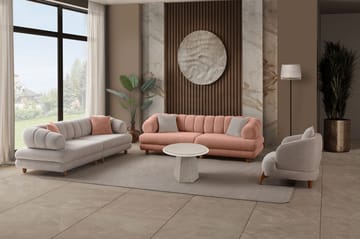 3-seters sofa Atelier Del Sofa Gloria (240 x 80 x 95 cm) Pudder - Pudder - Møbler - Sofaer - Sofa 3 seter