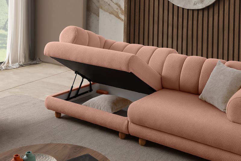 3-seters sofa Atelier Del Sofa Gloria (240 x 80 x 95 cm) Pudder - Pudder - Møbler - Sofaer - Sofa 3 seter