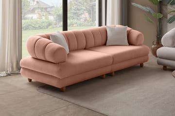 3-seters sofa Atelier Del Sofa Gloria (240 x 80 x 95 cm) Pudder - Pudder - Møbler - Sofaer - Sofa 3 seter