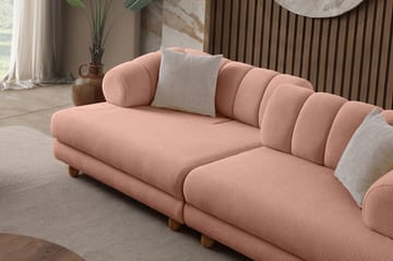 3-seters sofa Atelier Del Sofa Gloria (240 x 80 x 95 cm) Pudder - Pudder - Møbler - Sofaer - Sofa 3 seter