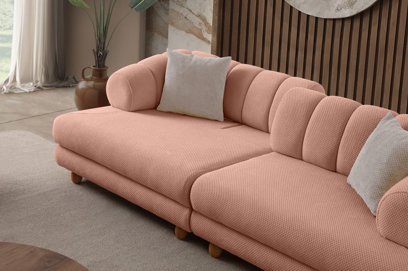 3-seters sofa Atelier Del Sofa Gloria (240 x 80 x 95 cm) Pudder - Pudder - Møbler - Sofaer - Sofa 3 seter