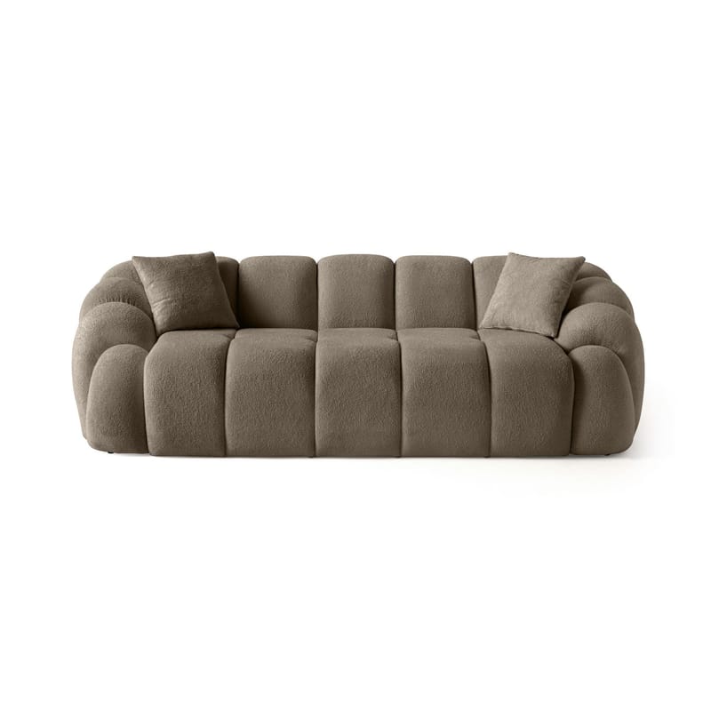 3-seters sofa Atelier Del Sofa Octavio (233 x 70 x 80 cm) Brun - Møbler - Sofaer - Sofa 3 seter
