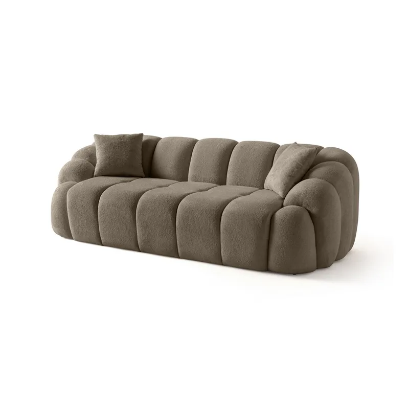 3-seters sofa Atelier Del Sofa Octavio (233 x 70 x 80 cm) Brun, undefined