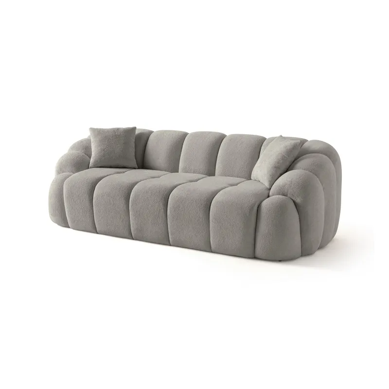 3-seters sofa Atelier Del Sofa Octavio (233 x 70 x 80 cm) Grå, undefined