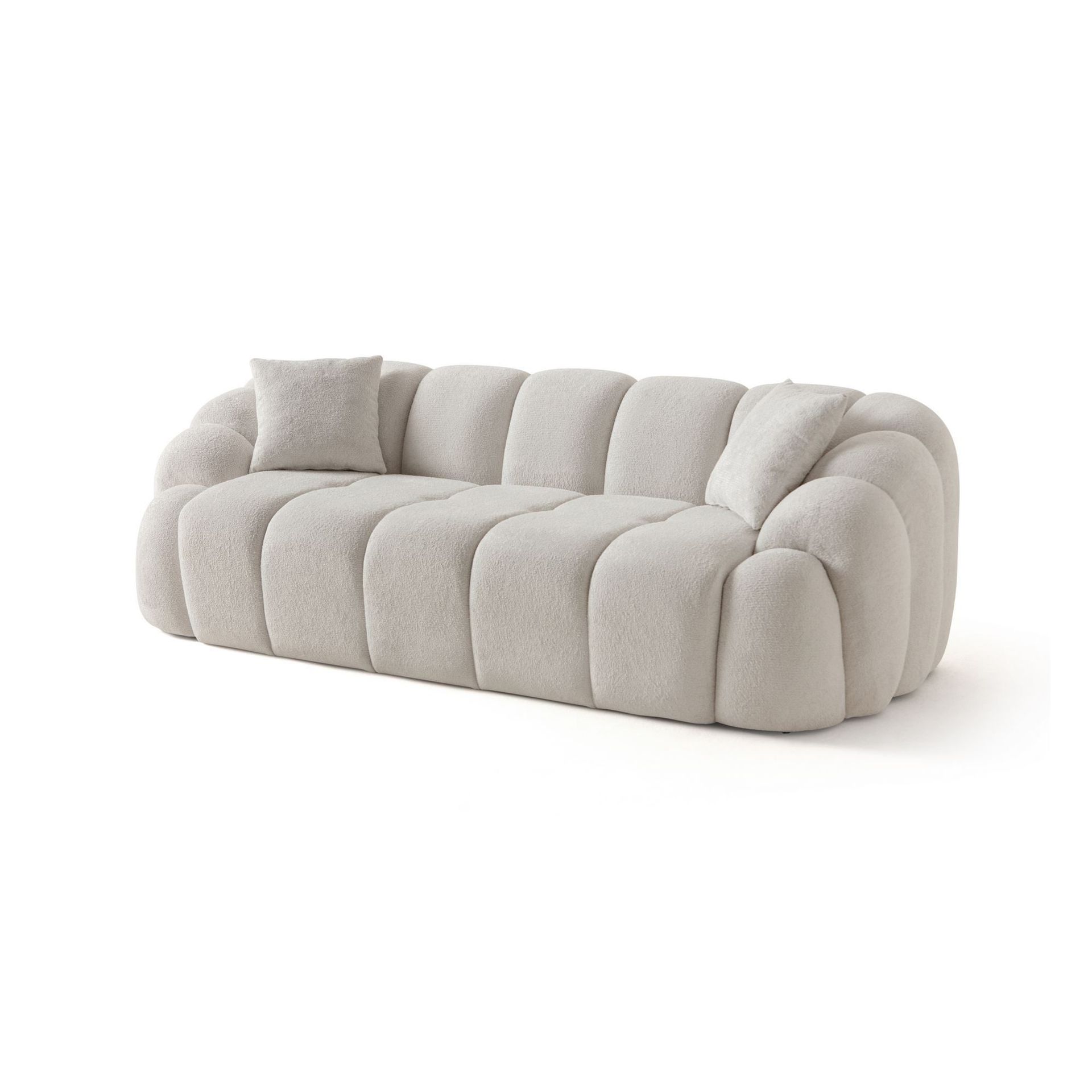 3-seters sofa Atelier Del Sofa Octavio (233 x 70 x 80 cm) Hvit -