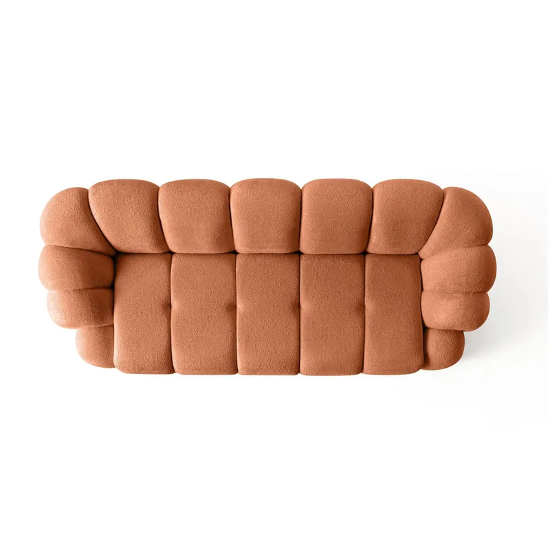 3-seters sofa Atelier Del Sofa Octavio (233 x 70 x 80 cm) Tile Red - Møbler - Sofaer - Sofa 3 seter