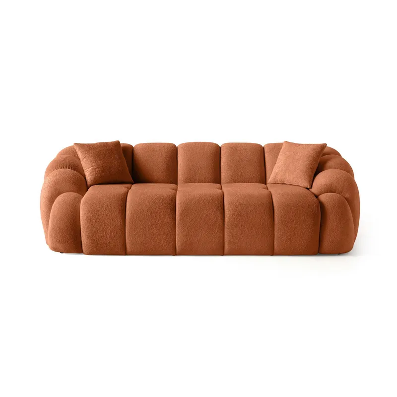 3-seters sofa Atelier Del Sofa Octavio (233 x 70 x 80 cm) Tile Red - Møbler - Sofaer - Sofa 3 seter