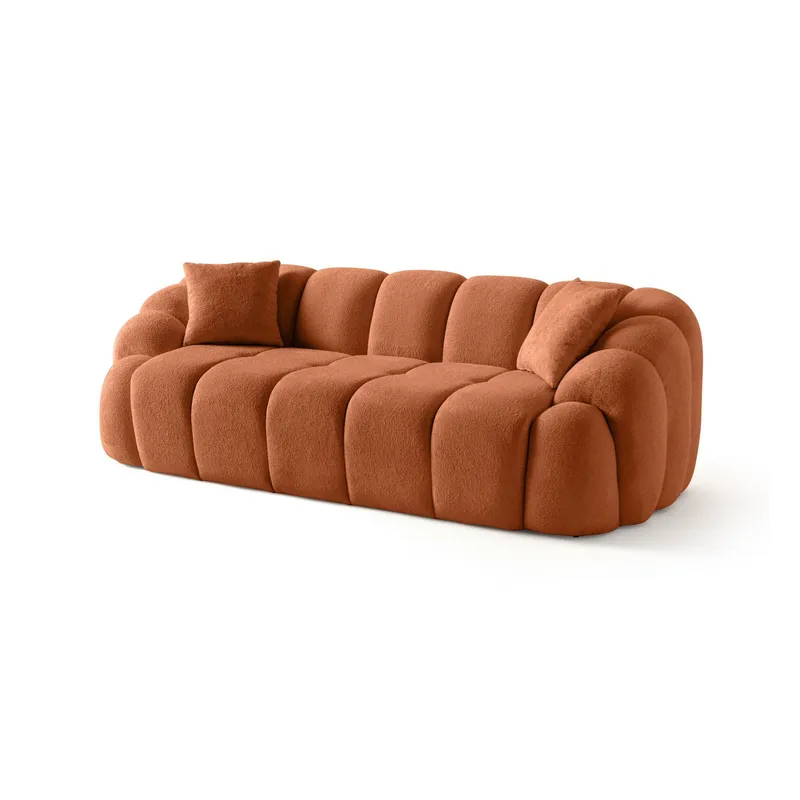 3-seters sofa Atelier Del Sofa Octavio (233 x 70 x 80 cm) Tile Red, undefined